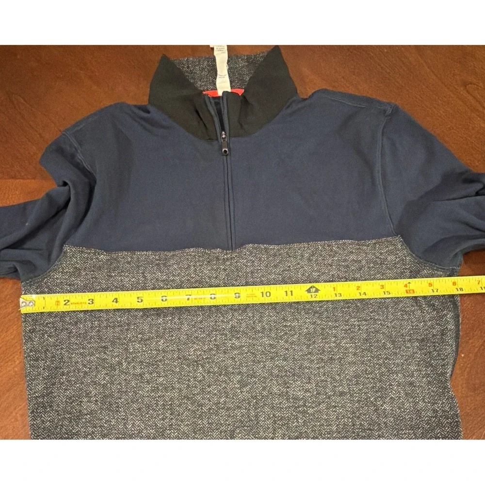 Lululemon 1/2 Zip Pullover Jacket Blue Stretch Men Size Small